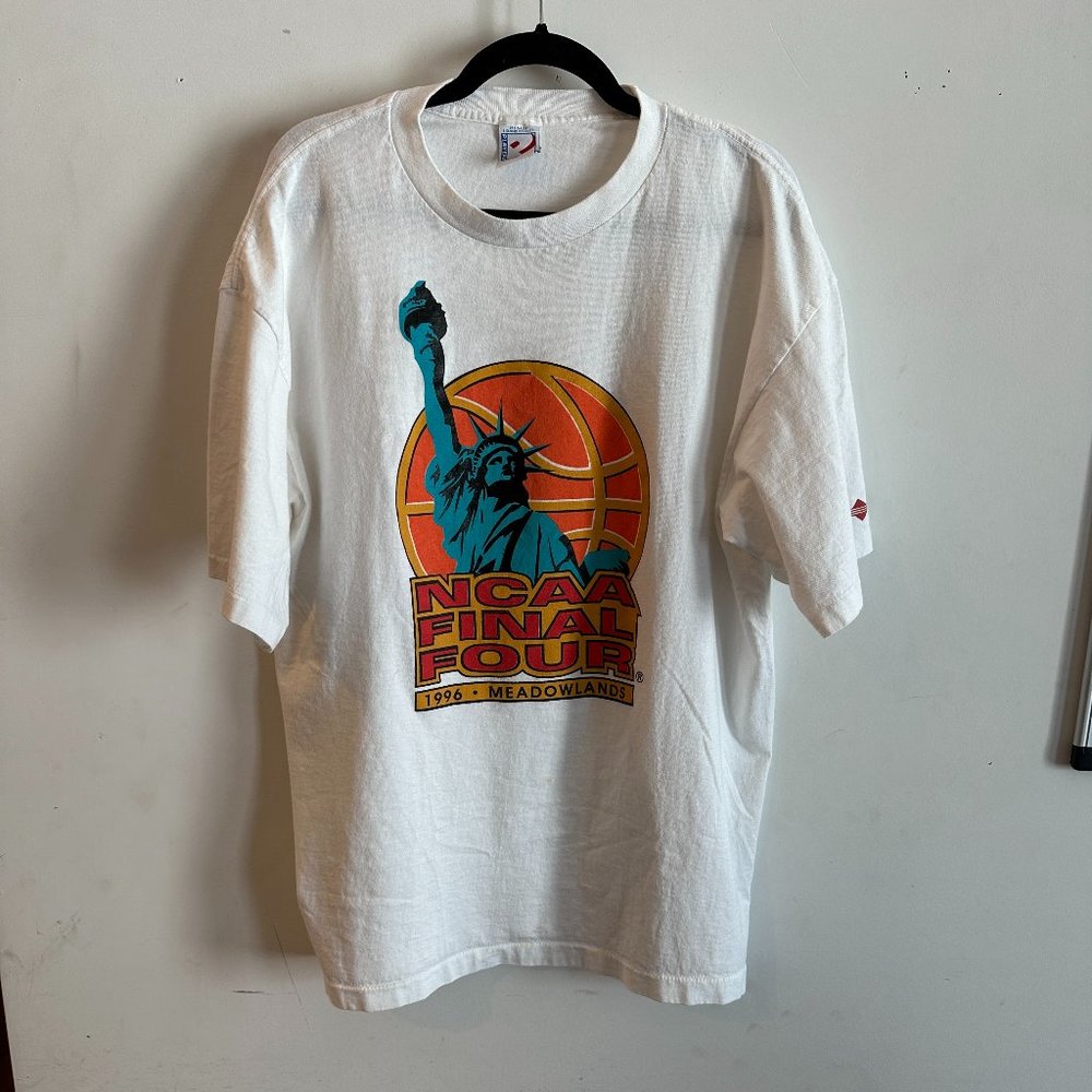 Men's Vintage NCAA Final Four 1996 Meadowlands Shirt XL Statue of Liberty